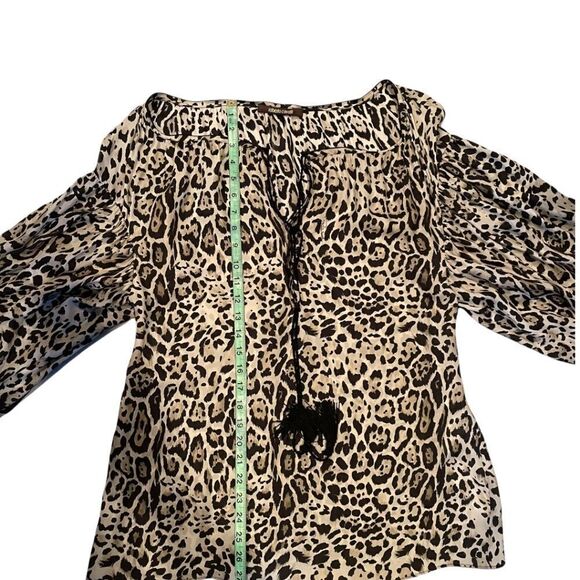 Roberto Cavalli Silk Peasant Blouse Size IT44 US 8-10 Never Worn - Picture 4 of 9